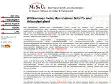 Tablet Screenshot of mannheimer-schriftlabor.de